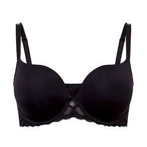 Torrid Black Push-Up T-Shirt Bra, Sizes 44C, 50DD